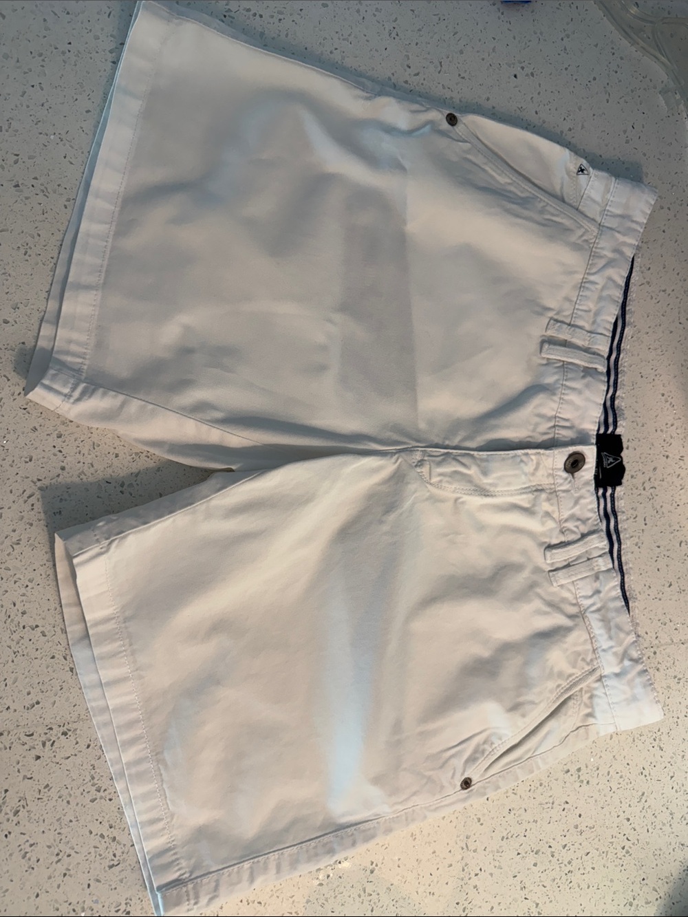 Stylish white men or women mid waist white shorts